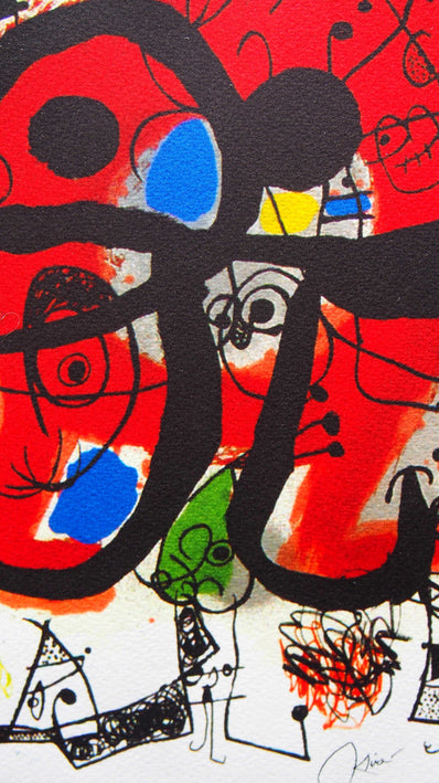Joan Miró - Hand Pressed Print