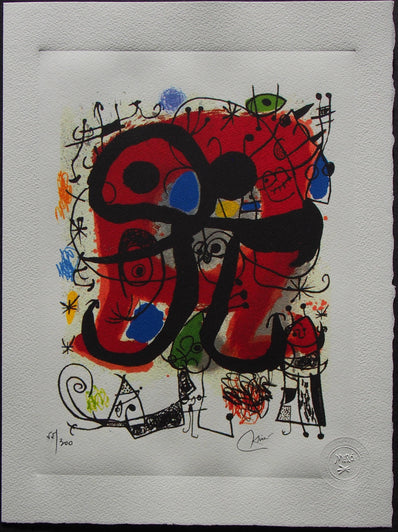 Joan Miró - Hand Pressed Print