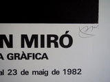 Joan Miró Original Artist Poster 1982