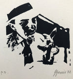 Joaquim Gomis ‬– 1972 Original Limited Edition Screen print