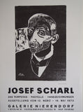 Joesf Scharl Original Woodcut Poster 1973