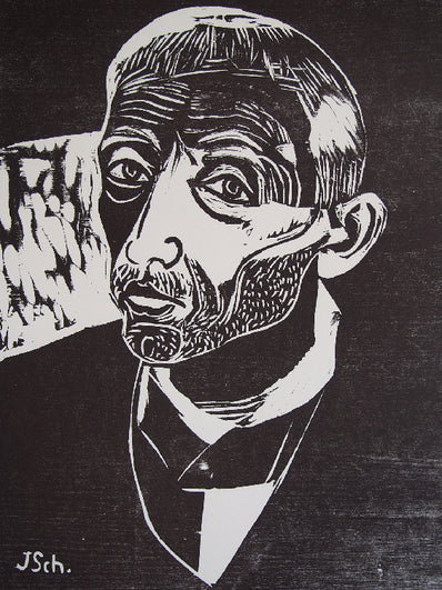 Joesf Scharl Original Woodcut Poster 1973