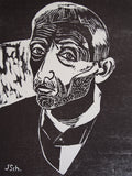 Joesf Scharl Original Woodcut Poster 1973