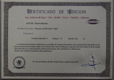 Henri Matisse - Fine Art Print