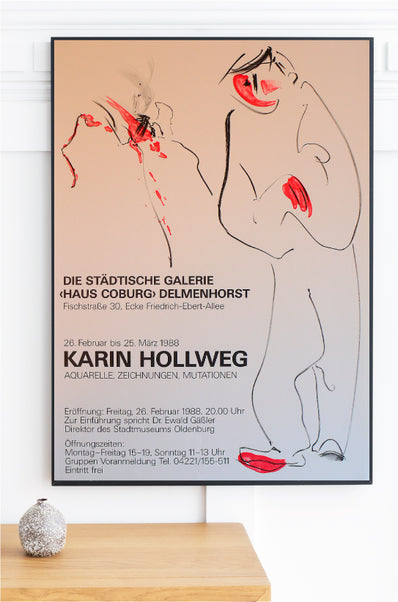 Karin Hollweg - Original Artist Poster 1988