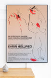Karin Hollweg - Original Artist Poster 1988