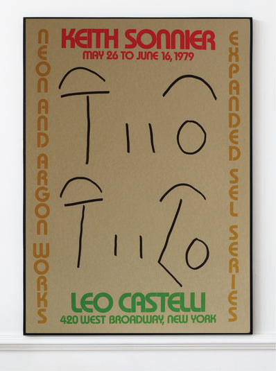 Keith Sonnier - Original Artist Poster 1979