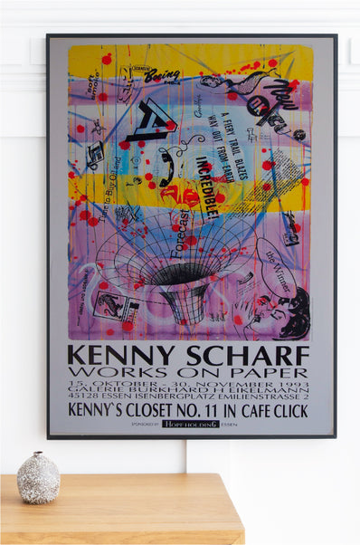 Kenny Scharf - Original Artist Poster 1993
