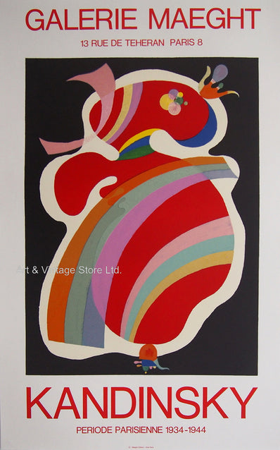 Wassily Kandinsky - Original Artist Poster 1969