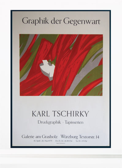 Karl Tschirky - Graphik der Gegenwart Exhibition Poster 1979