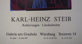 Karl-Heinz Steib - Graphik der Gegenwart Woodcut Poster 1997