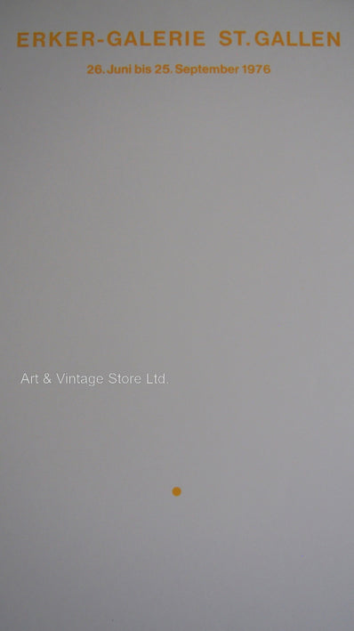 Karl Prantl - Original Artist Poster 1976