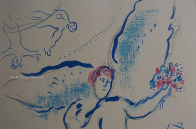 Marc Chagall - Original Lithograph 1965
