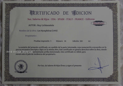 Roy Lichtenstein - Fine Art Print