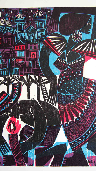 Lother Weiss - Original Woodcut