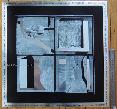 Louise Nevelson at Pace – Original Artist Poster 1975