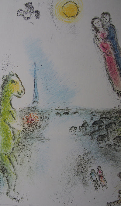 Marc Chagall - Original Lithograph 1965