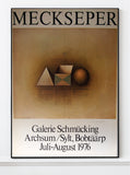 Frederich Meckseper - Hand signed Original Artist Poster 1976