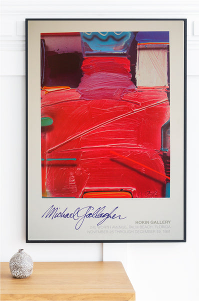 Michael B. Gallagher - Original Artist Poster 1981