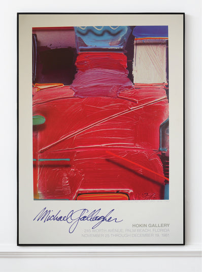 Michael B. Gallagher - Original Artist Poster 1981