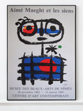 Joan Miró Original Artist Poster 1982