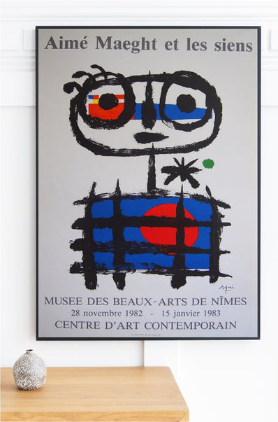 Joan Miró Original Artist Poster 1982