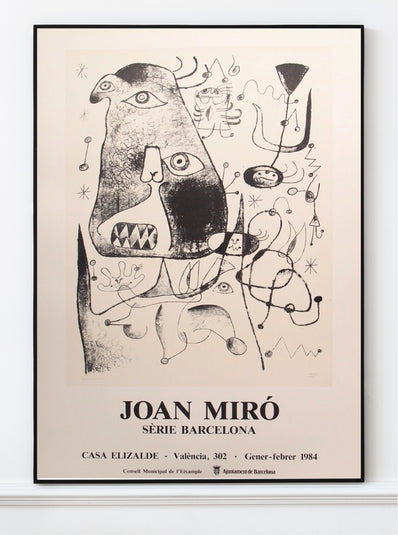 Joan Miró Original Artist Poster 1984