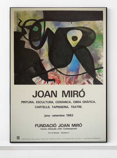 Joan Miró Original Artist Poster 1982