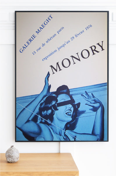 Jacques Monory Original Artist Poster 1976