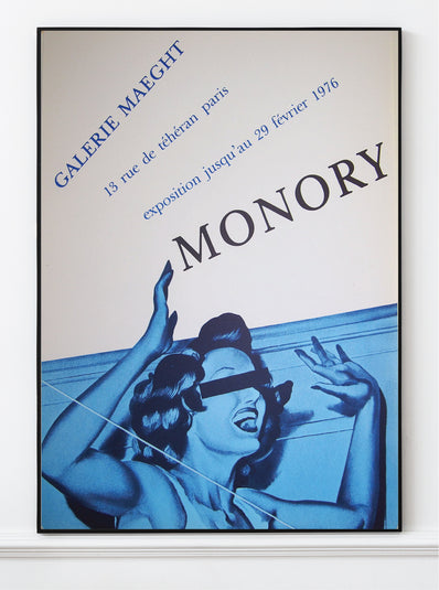 Jacques Monory Original Artist Poster 1976