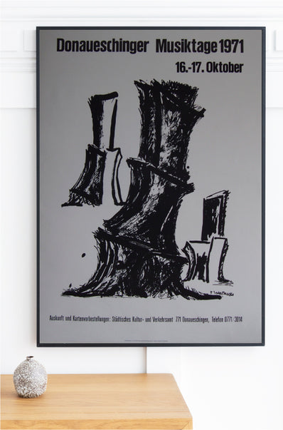 Fritz Wotruba - Original Artist Poster 1971