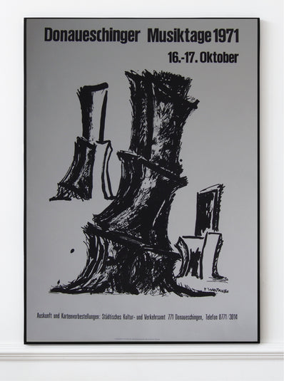 Fritz Wotruba - Original Artist Poster 1971