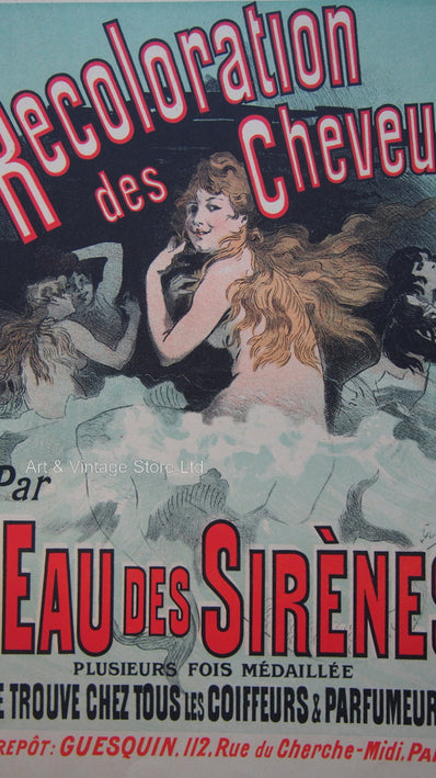 Jules Chéret - Original Stone Lithograph 1898