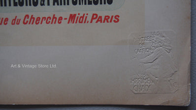 Jules Chéret - Original Stone Lithograph 1898