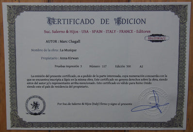 Marc Chagall - Hand Pressed Print