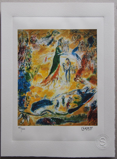 Marc Chagall - Hand Pressed Print
