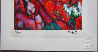 Marc Chagall - Hand Pressed Print