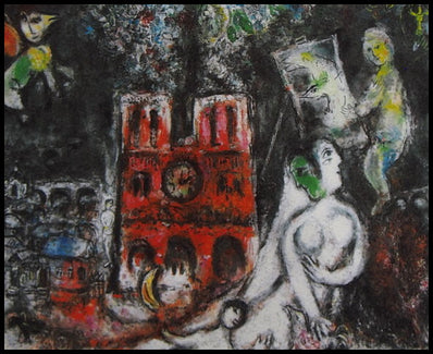 Marc Chagall - Hand Pressed Print