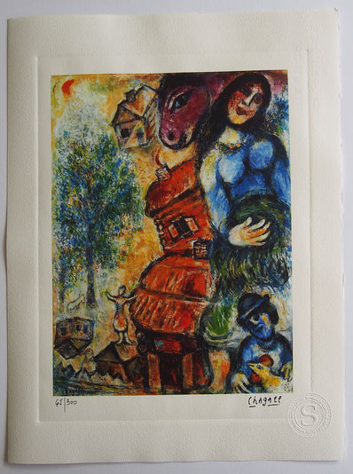 Marc Chagall - Hand Pressed Print
