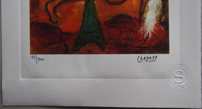 Marc Chagall - Hand Pressed Print