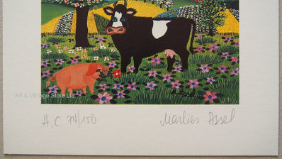 Marlies Assel  - Hand Signed Lithograph