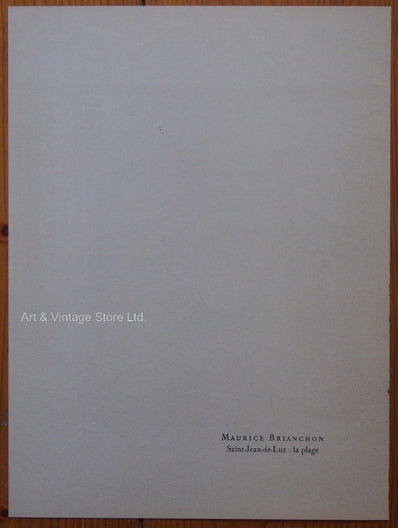 Maurice Brianchon Vintage Print - Original Lithograph 1964