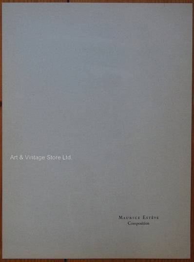 Maurice Estève Vintage Print - Original Lithograph 1964
