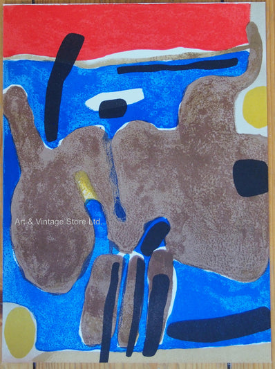 Maurice Estève Vintage Print - Original Lithograph 1964