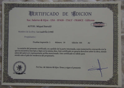 Miquel Barceló  - Fine Art Print