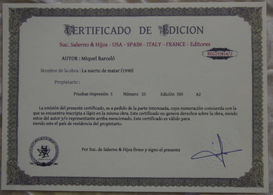 Miquel Barceló  - Fine Art Print