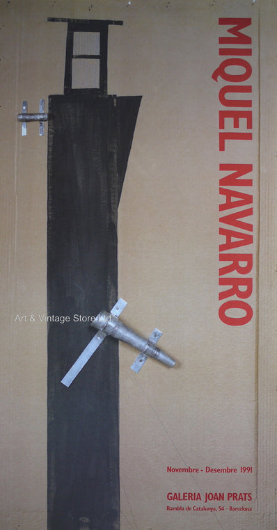 Miquel Narvarro - Original Artist Poster 1991