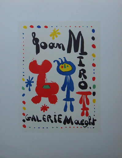 Joan Miró Vintage Print - Original Lithograph 1959