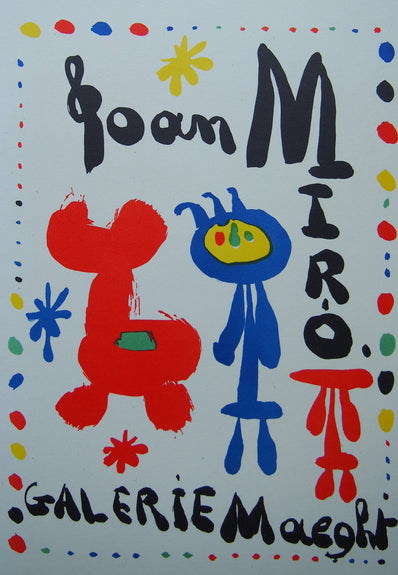 Joan Miró Vintage Print - Original Lithograph 1959