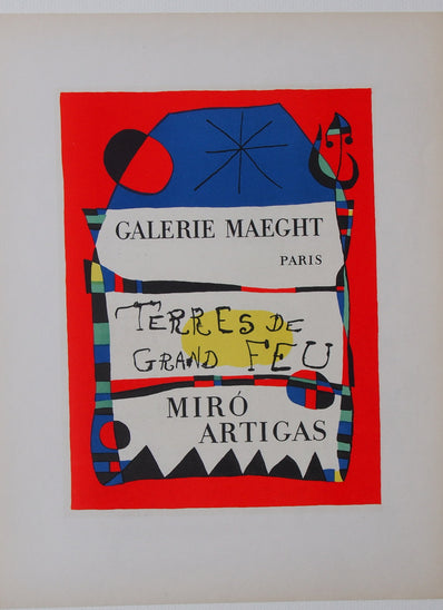 Joan Miró Vintage Print - Original Lithograph 1959